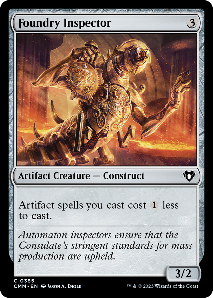 Foundry Inspector [Commander Masters] | Fandemonia Ltd
