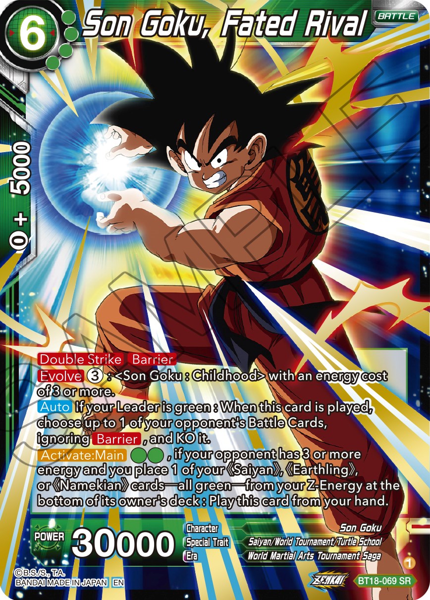 Son Goku, Fated Rival (BT18-069) [Dawn of the Z-Legends] | Fandemonia Ltd