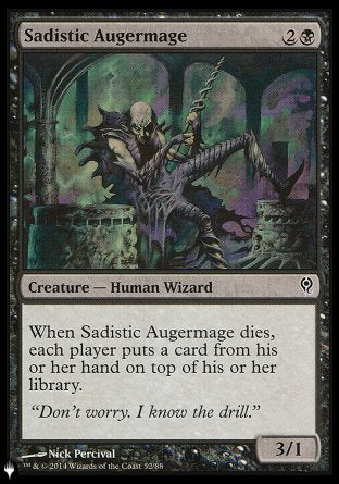 Sadistic Augermage [The List] | Fandemonia Ltd