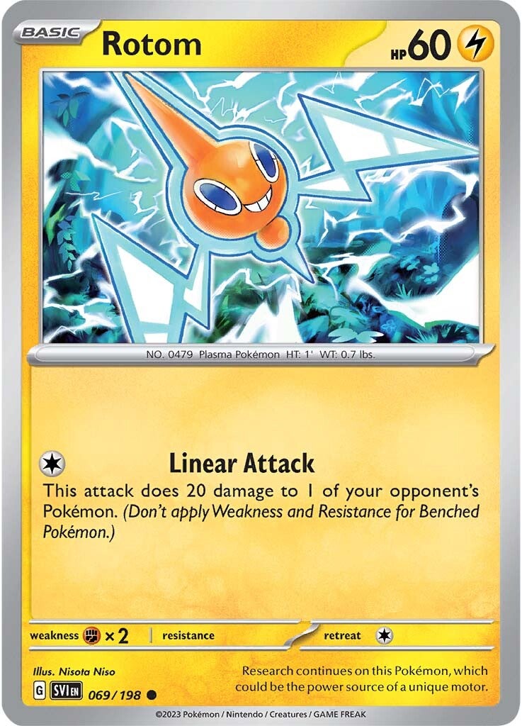 Rotom (069/198) [Scarlet & Violet: Base Set] | Fandemonia Ltd