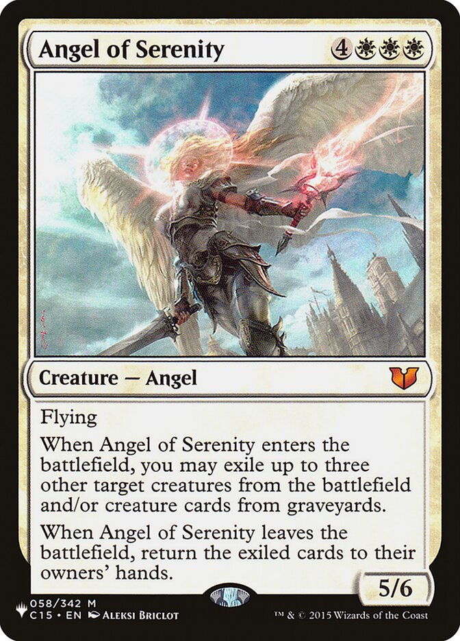 Angel of Serenity [The List] | Fandemonia Ltd