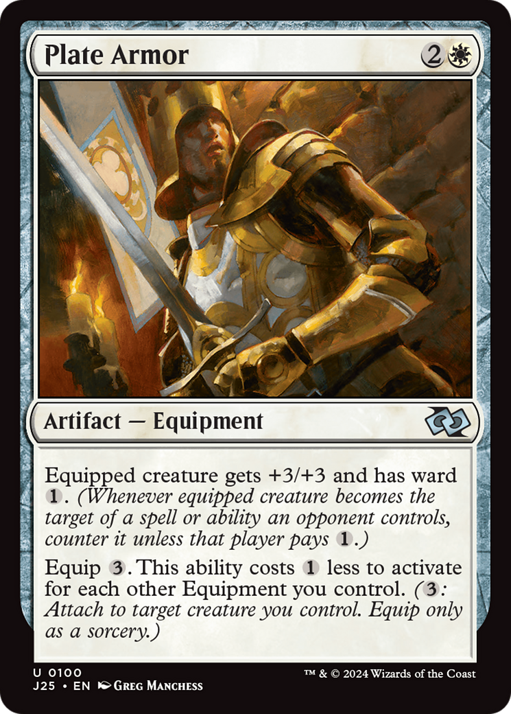 Plate Armor [Foundations Jumpstart] | Fandemonia Ltd