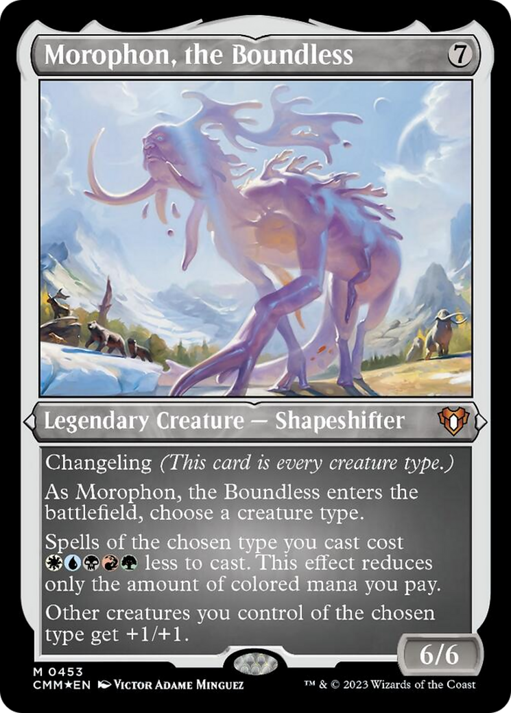 Morophon, the Boundless (Foil Etched) [Commander Masters] | Fandemonia Ltd