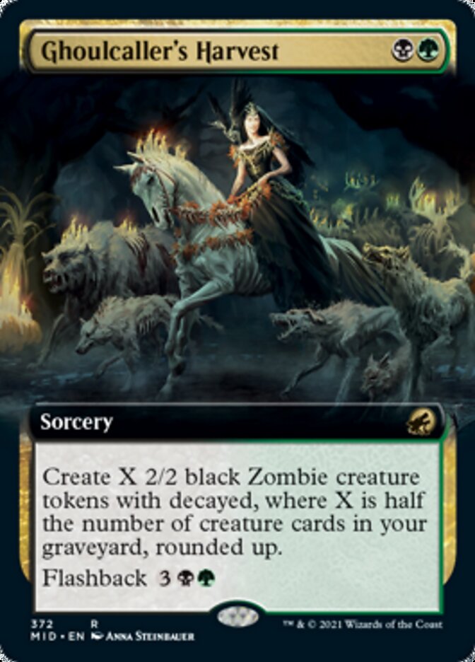 Ghoulcaller's Harvest (Extended Art) [Innistrad: Midnight Hunt] | Fandemonia Ltd