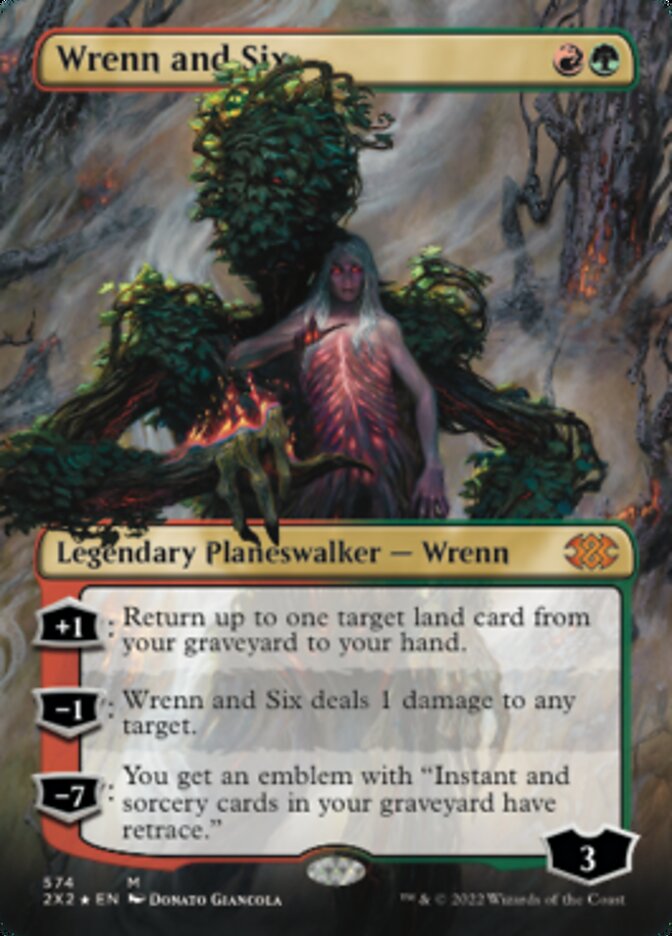Wrenn and Six (Textured Foil) [Double Masters 2022] | Fandemonia Ltd