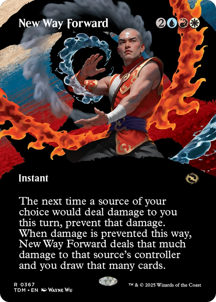 New Way Forward (Borderless) [Tarkir: Dragonstorm] | Fandemonia Ltd