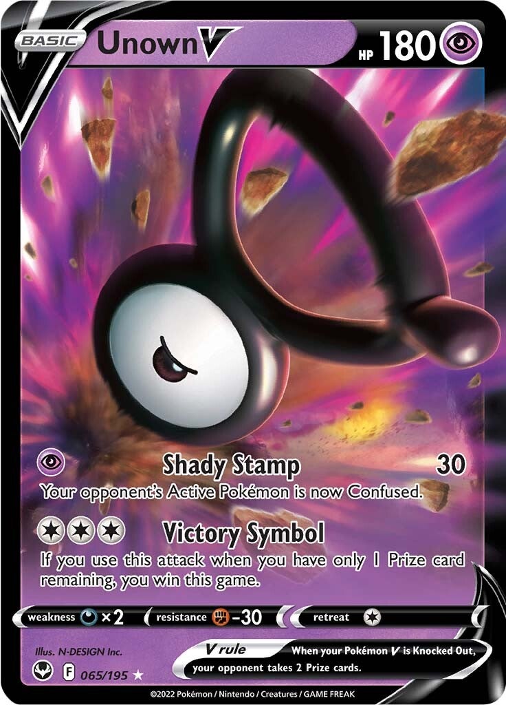 Unown V (065/195) [Sword & Shield: Silver Tempest] | Fandemonia Ltd