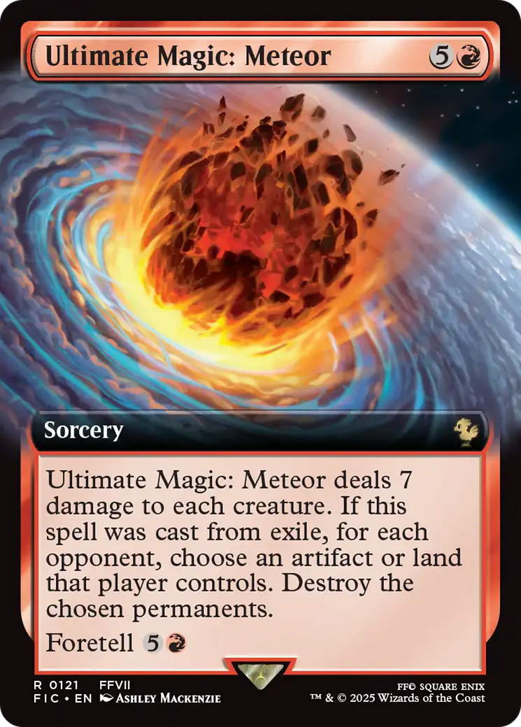 Ultimate Magic: Meteor (Extended Art) [FINAL FANTASY Commander] | Fandemonia Ltd