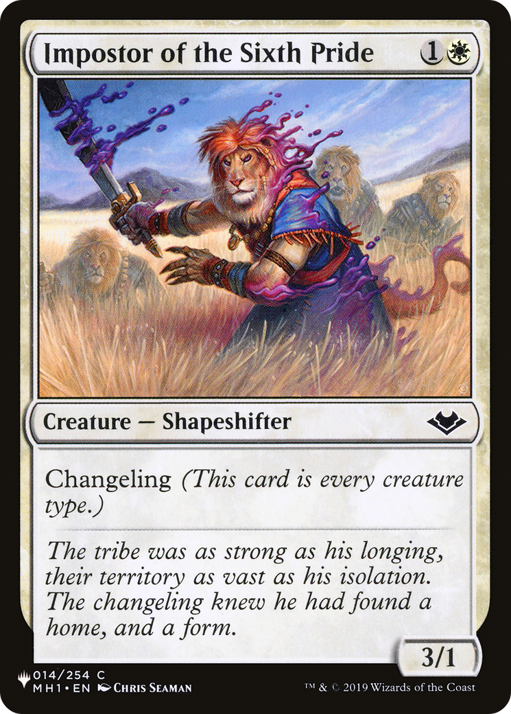 Impostor of the Sixth Pride [The List] | Fandemonia Ltd