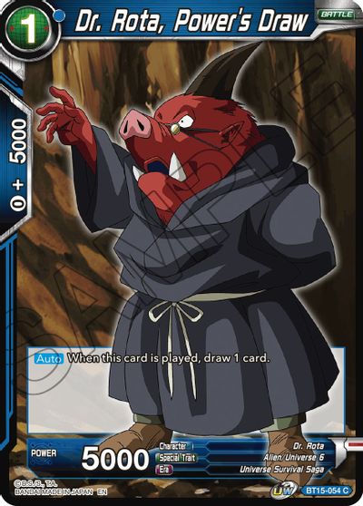 Dr. Rota, Power's Draw (BT15-054) [Saiyan Showdown] | Fandemonia Ltd