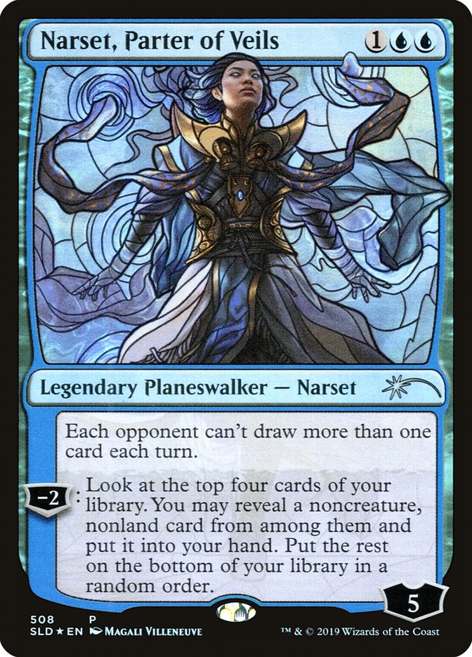 Narset, Parter of Veils (Stained Glass) [Secret Lair Drop Promos] | Fandemonia Ltd