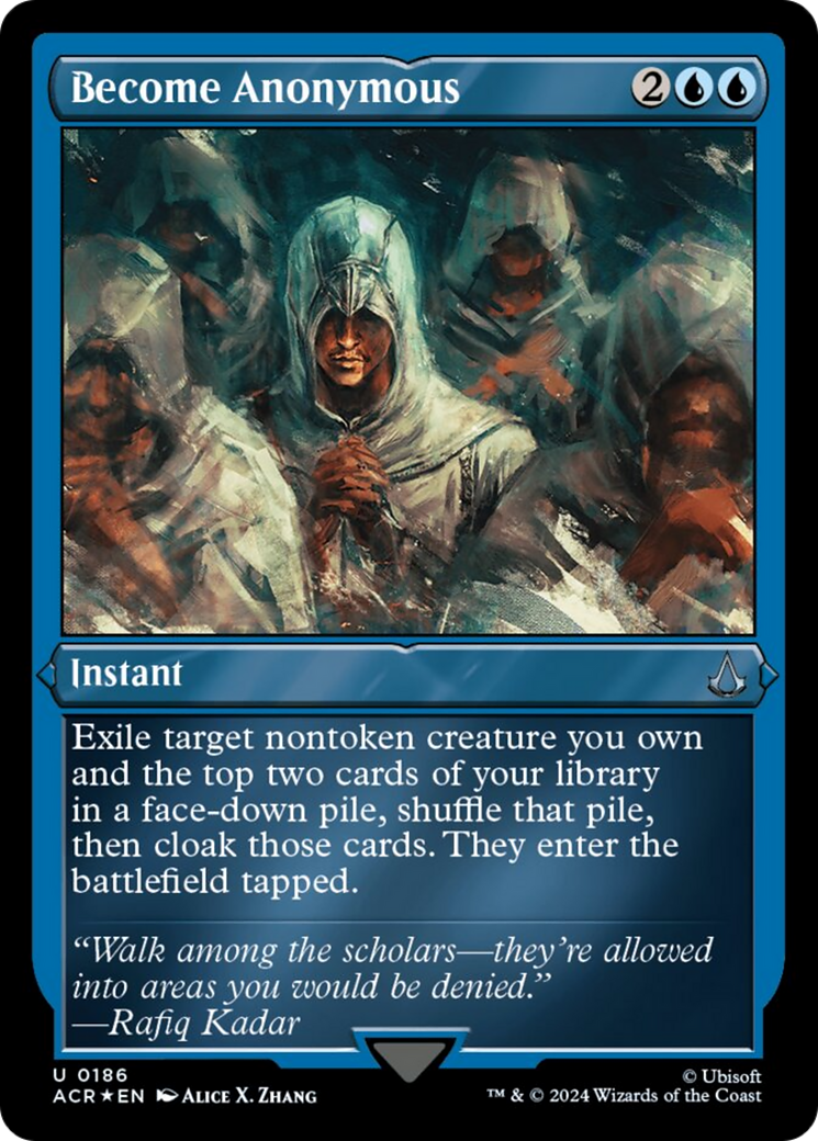 Become Anonymous (Foil Etched) [Assassin's Creed] | Fandemonia Ltd