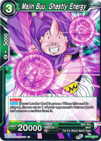 Majin Buu, Ghastly Energy (BT11-070) [Vermilion Bloodline] | Fandemonia Ltd