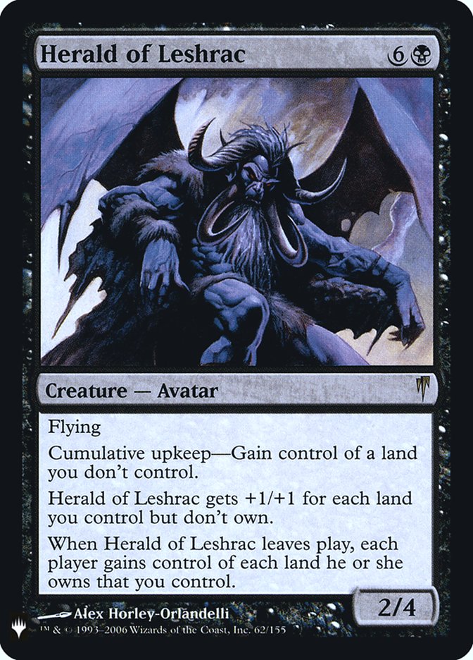 Herald of Leshrac [Mystery Booster] | Fandemonia Ltd