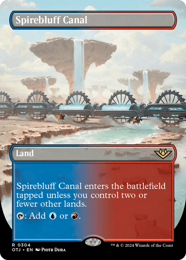 Spirebluff Canal (Borderless) [Outlaws of Thunder Junction] | Fandemonia Ltd