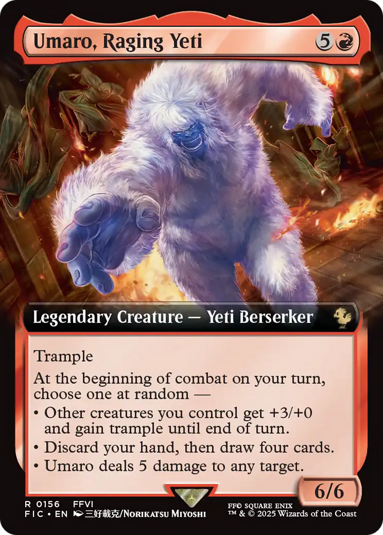 Umaro, Raging Yeti (Extended Art) [FINAL FANTASY Commander] | Fandemonia Ltd