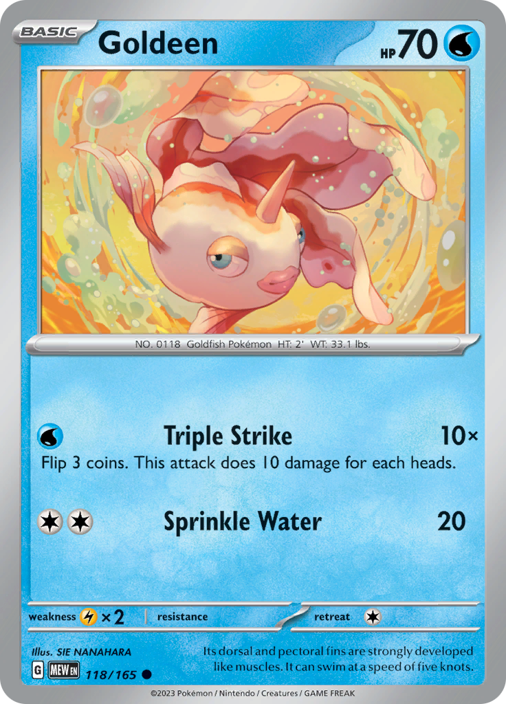Goldeen (118/165) [Scarlet & Violet 151] | Fandemonia Ltd