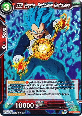 SSB Vegeta, Technique Unchained (BT11-009) [Vermilion Bloodline 2nd Edition] | Fandemonia Ltd