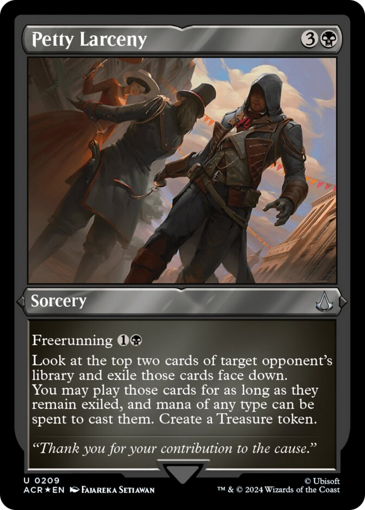 Petty Larceny (Foil Etched) [Assassin's Creed] | Fandemonia Ltd