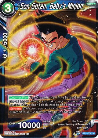 Son Goten, Baby's Minion (BT11-036) [Vermilion Bloodline 2nd Edition] | Fandemonia Ltd