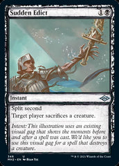 Sudden Edict (Sketch) [Modern Horizons 2] | Fandemonia Ltd