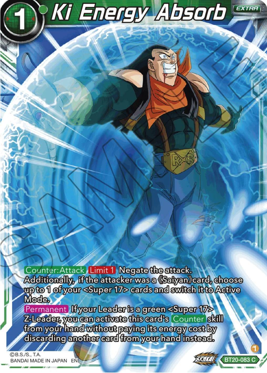 Ki Energy Absorb (BT20-083) [Power Absorbed] | Fandemonia Ltd