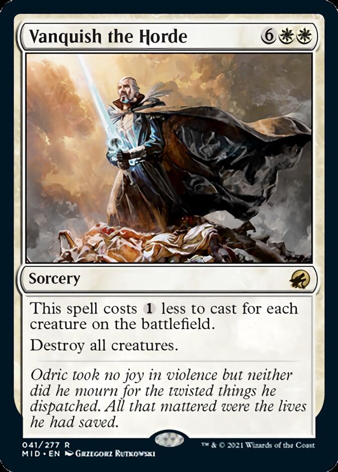 Vanquish the Horde [Innistrad: Midnight Hunt] | Fandemonia Ltd
