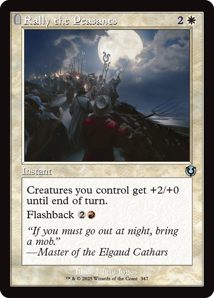 Rally the Peasants (Retro Frame) [Innistrad Remastered] | Fandemonia Ltd