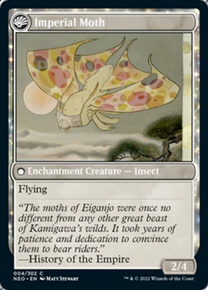 Befriending the Moths // Imperial Moth [Kamigawa: Neon Dynasty] | Fandemonia Ltd