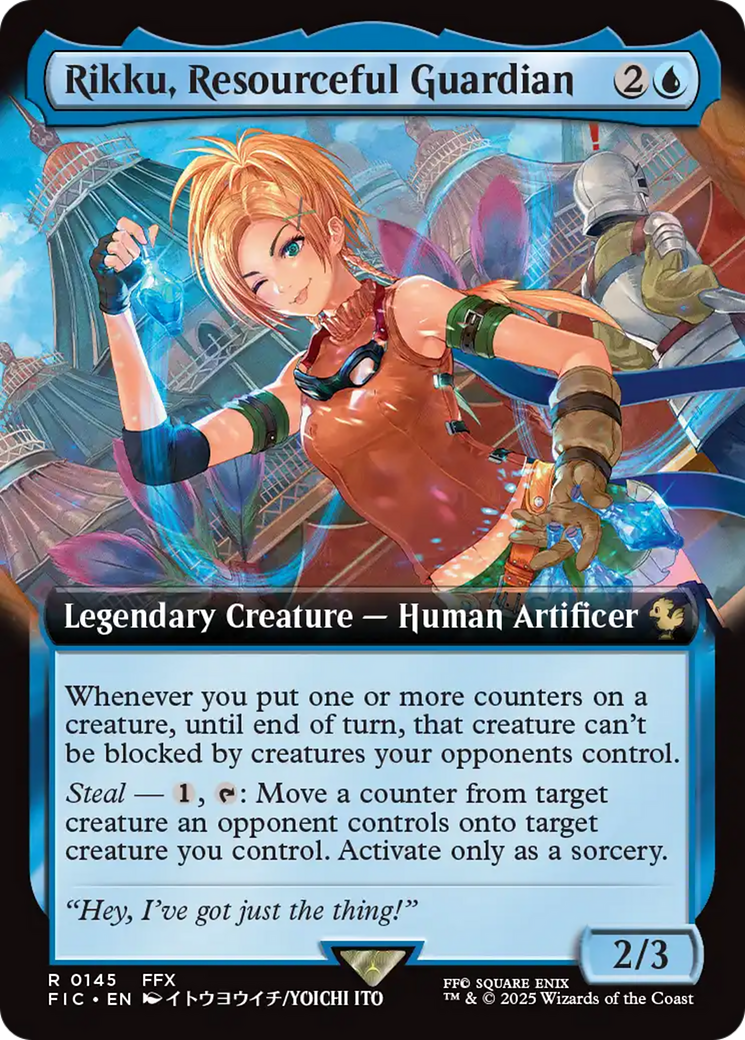 Rikku, Resourceful Guardian (Extended Art) [FINAL FANTASY Commander] | Fandemonia Ltd