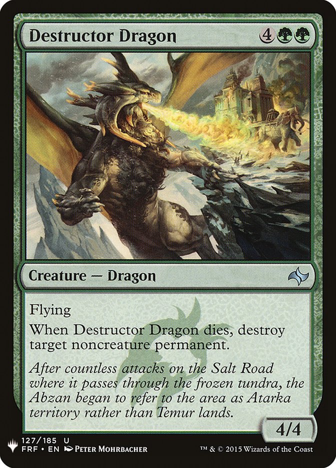 Destructor Dragon [Mystery Booster] | Fandemonia Ltd