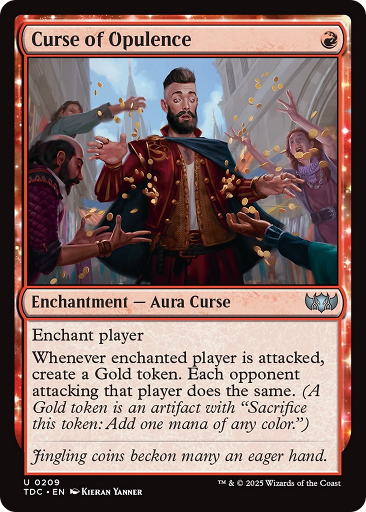 Curse of Opulence [Tarkir: Dragonstorm Commander] | Fandemonia Ltd
