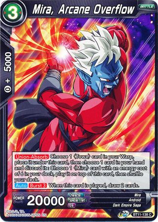 Mira, Arcane Overflow (BT11-138) [Vermilion Bloodline] | Fandemonia Ltd