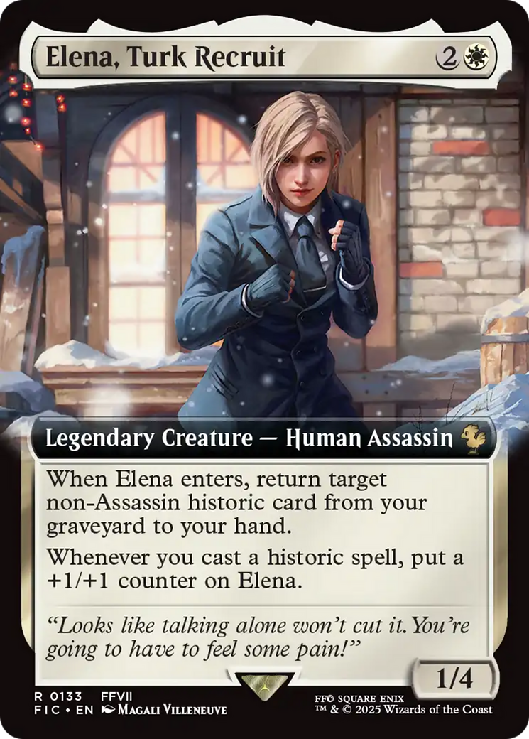 Elena, Turk Recruit (Extended Art) [FINAL FANTASY Commander] | Fandemonia Ltd