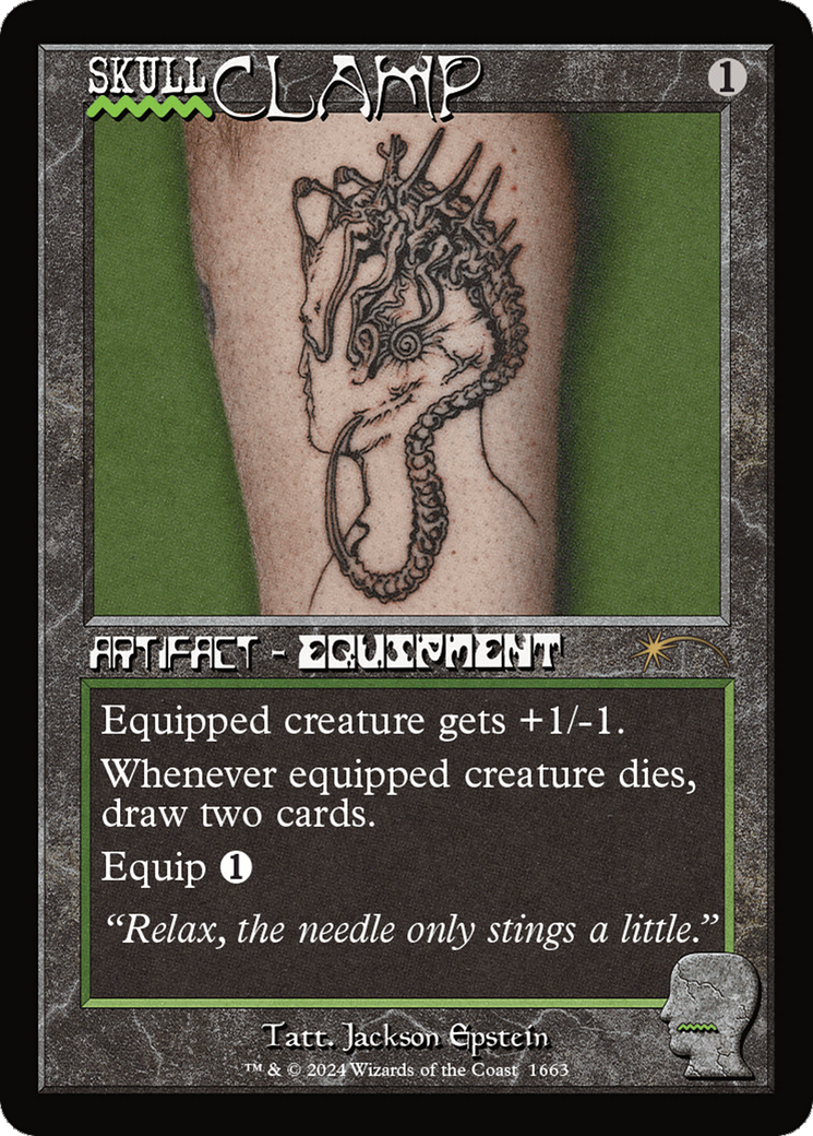 Skullclamp (Rainbow Foil) [Secret Lair Drop Series] | Fandemonia Ltd