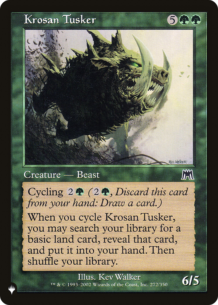 Krosan Tusker (ONS) [The List] | Fandemonia Ltd
