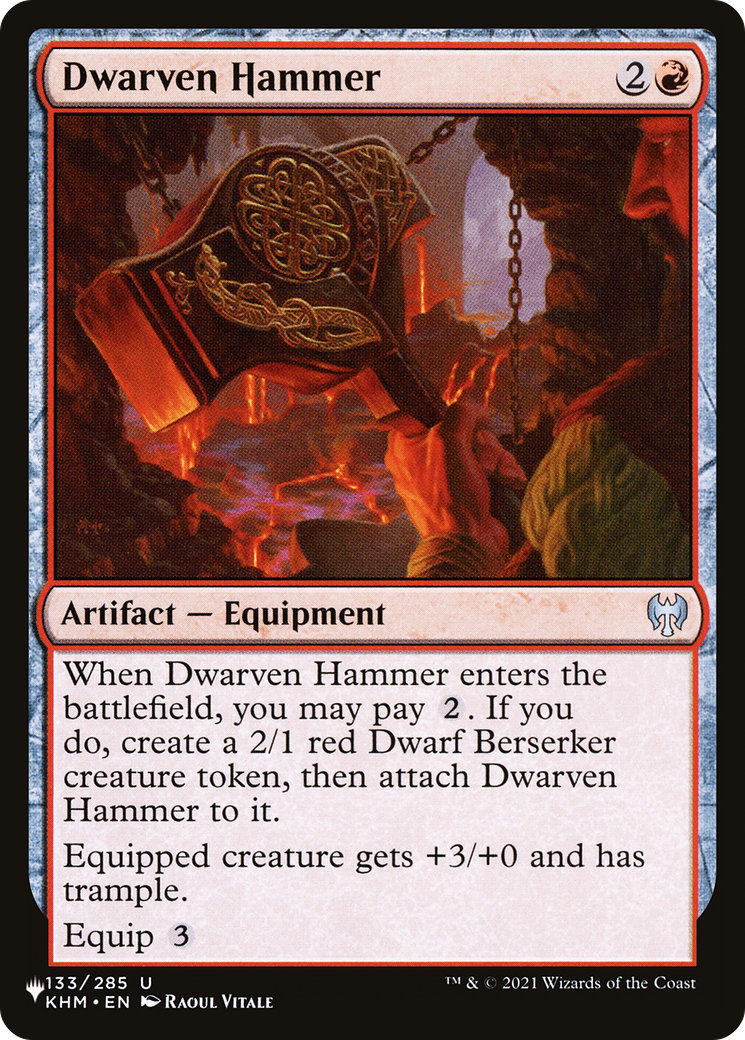 Dwarven Hammer [The List] | Fandemonia Ltd