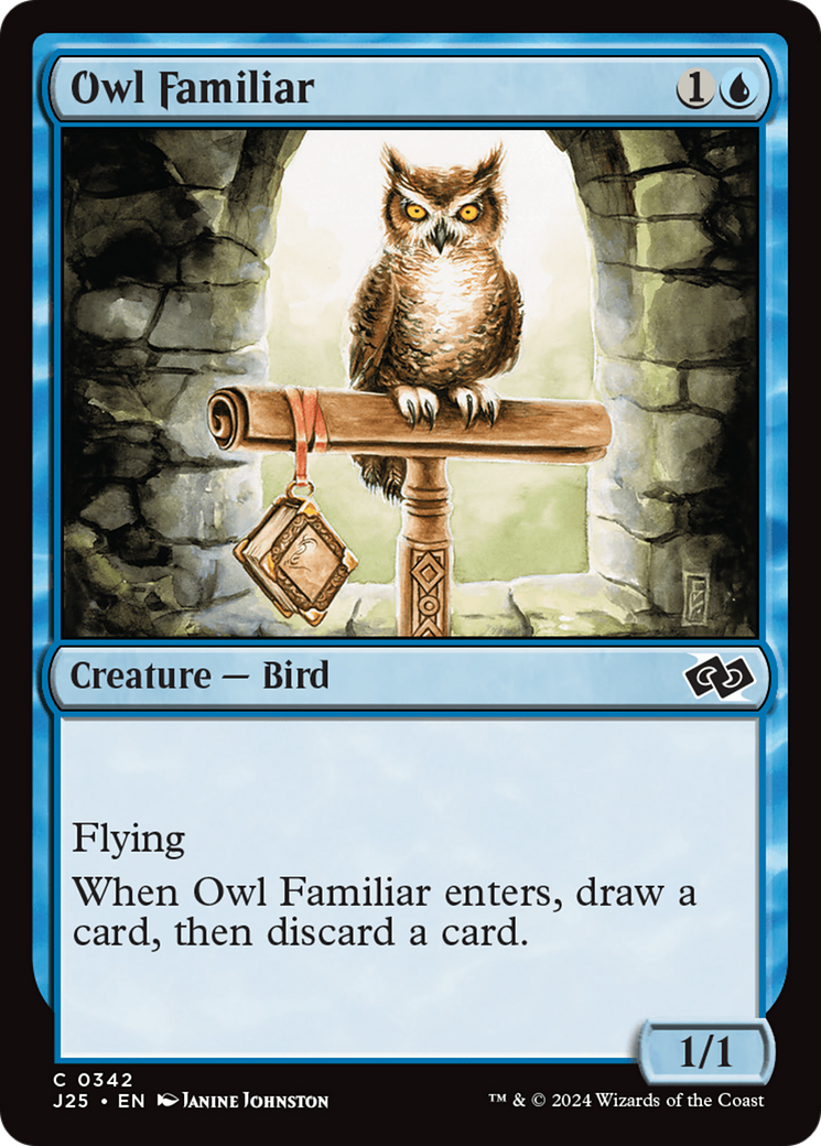 Owl Familiar [Foundations Jumpstart] | Fandemonia Ltd