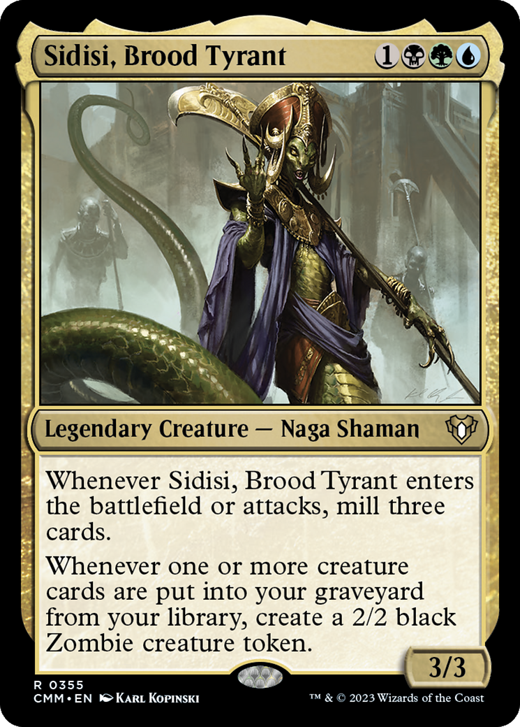 Sidisi, Brood Tyrant [Commander Masters] | Fandemonia Ltd