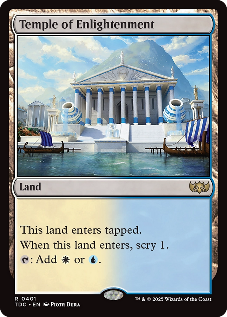 Temple of Enlightenment [Tarkir: Dragonstorm Commander] | Fandemonia Ltd