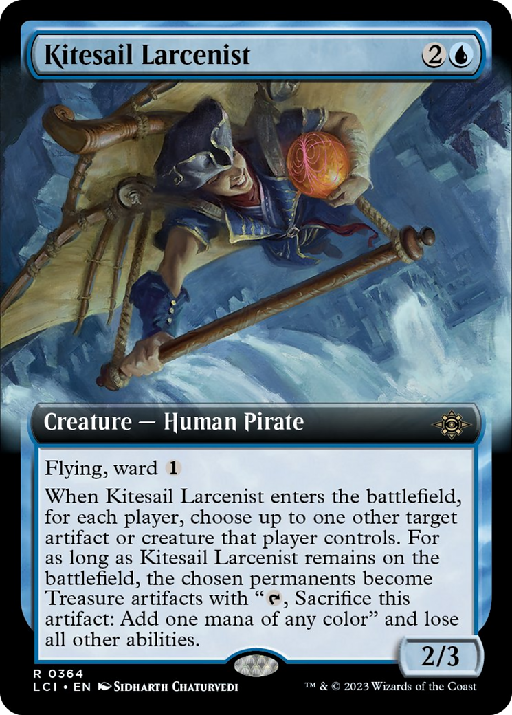 Kitesail Larcenist (Extended Art) [The Lost Caverns of Ixalan] | Fandemonia Ltd
