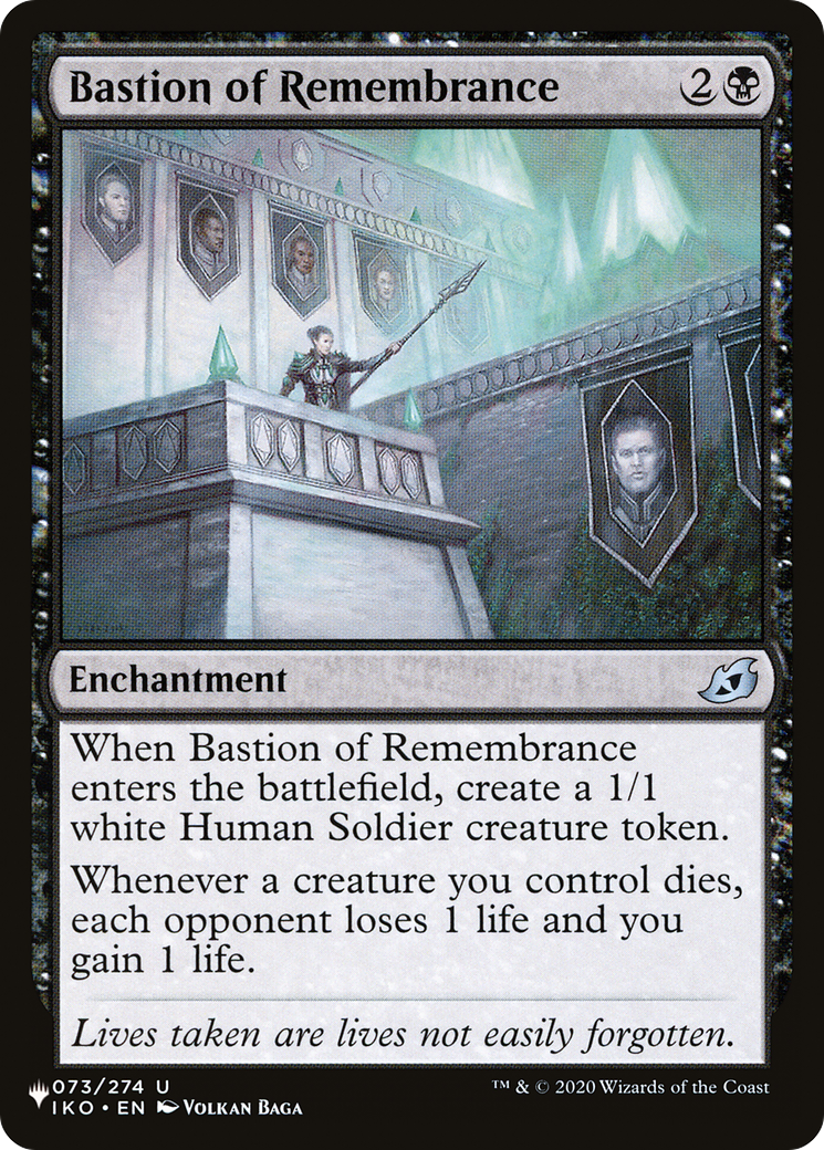 Bastion of Remembrance [The List] | Fandemonia Ltd