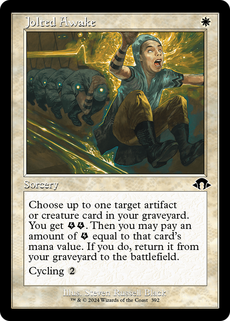 Jolted Awake (Retro Frame) [Modern Horizons 3] | Fandemonia Ltd