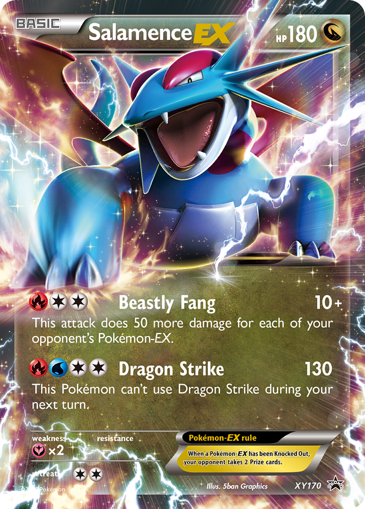 Salamence EX (XY170) [XY: Black Star Promos] | Fandemonia Ltd
