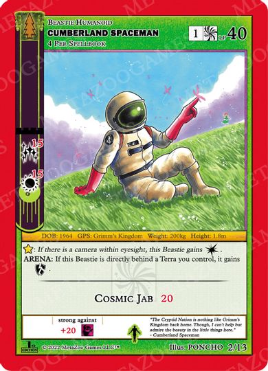 Cumberland Spaceman [Cryptid Nation: Wilderness First Edition Release Event Deck] | Fandemonia Ltd