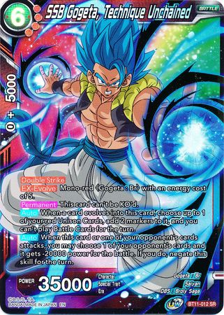 SSB Gogeta, Technique Unchained (BT11-012) [Vermilion Bloodline 2nd Edition] | Fandemonia Ltd