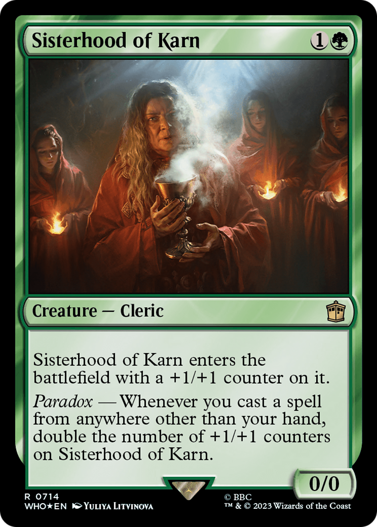 Sisterhood of Karn (Surge Foil) [Doctor Who] | Fandemonia Ltd