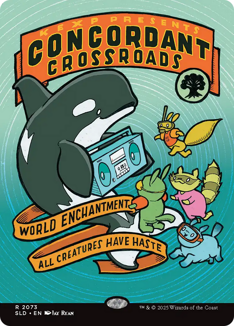 Concordant Crossroads (2073) (Rainbow Foil) [Secret Lair Drop Series] | Fandemonia Ltd