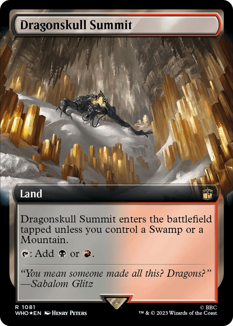 Dragonskull Summit (Extended Art) (Surge Foil) [Doctor Who] | Fandemonia Ltd