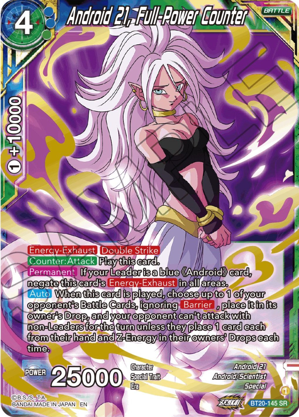 Android 21, Full-Power Counter (BT20-145) [Power Absorbed] | Fandemonia Ltd